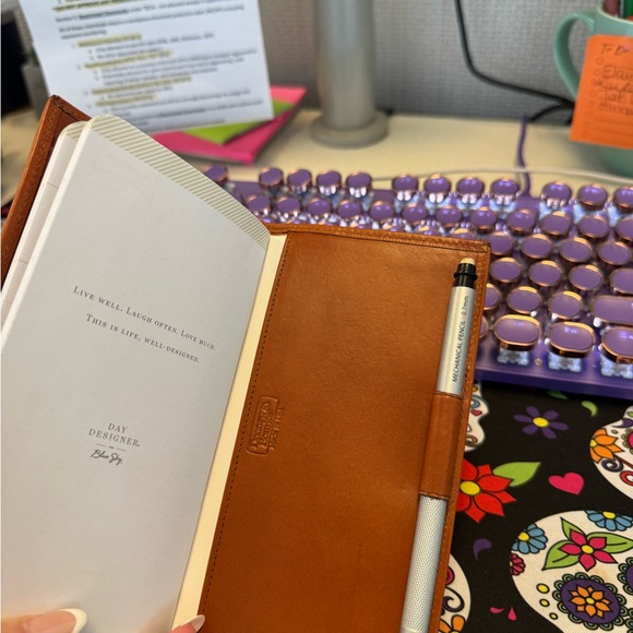 Dooney & Bourke Olive and Tan Leather Planner/Journal - Picture 4 of 4